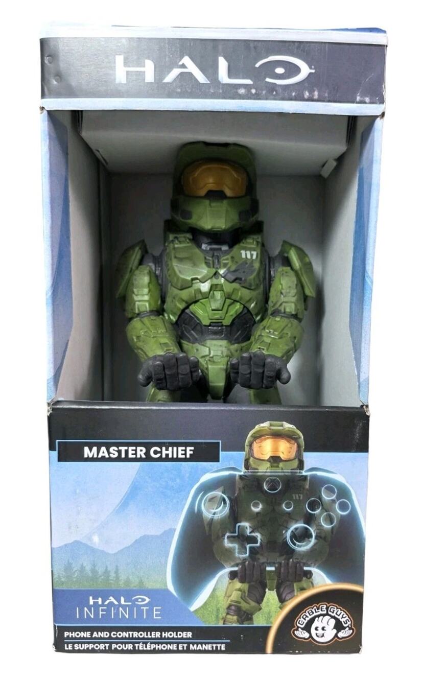 MASTER CHIEF HALO INFINITE CABLE GUYS PHONE / XBOX CONTROLLER HOLDER NEW IN BOX